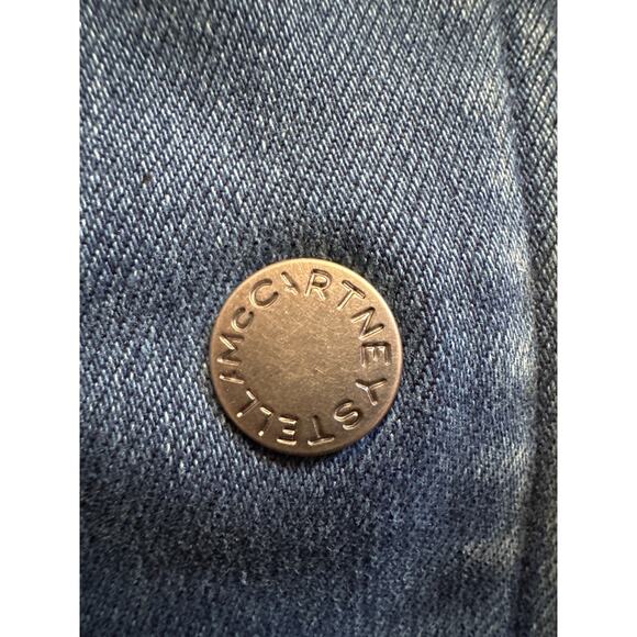 Stella McCartney Kids Faux Fur & Denim Hooded Jacket – Size 8 (130/64) - Picture 9 of 11